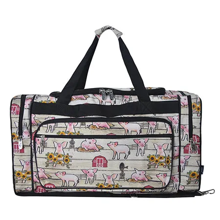 SALE! Piggy Farm Love NGIL Canvas 23" Duffle Bag