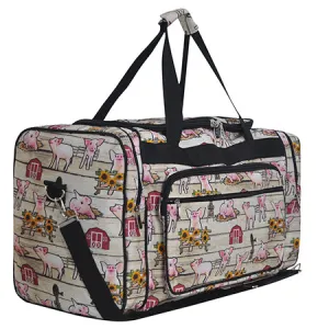 SALE! Piggy Farm Love NGIL Canvas 23" Duffle Bag