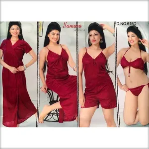 SAMARA ( 615B ) 6PC BRIDAL NIGHTWEAR SET