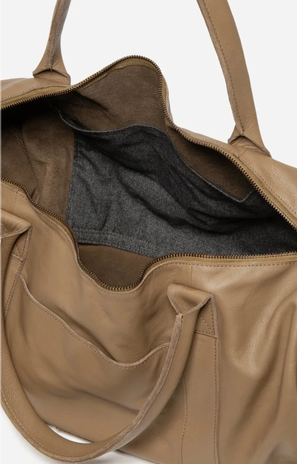 S&H LEATHER WEEKENDER