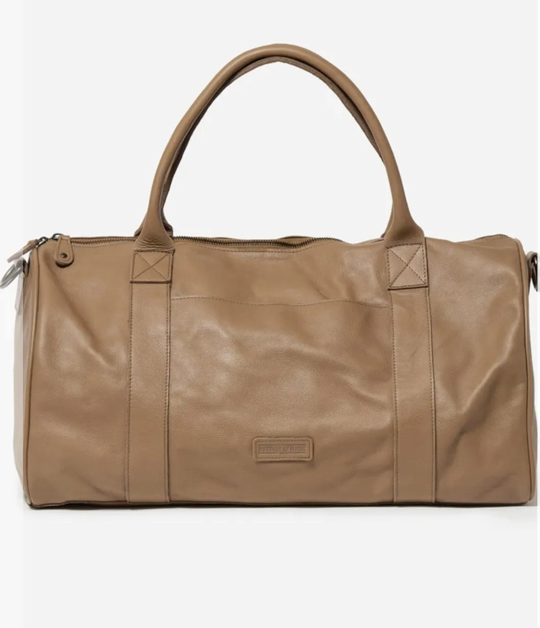 S&H LEATHER WEEKENDER