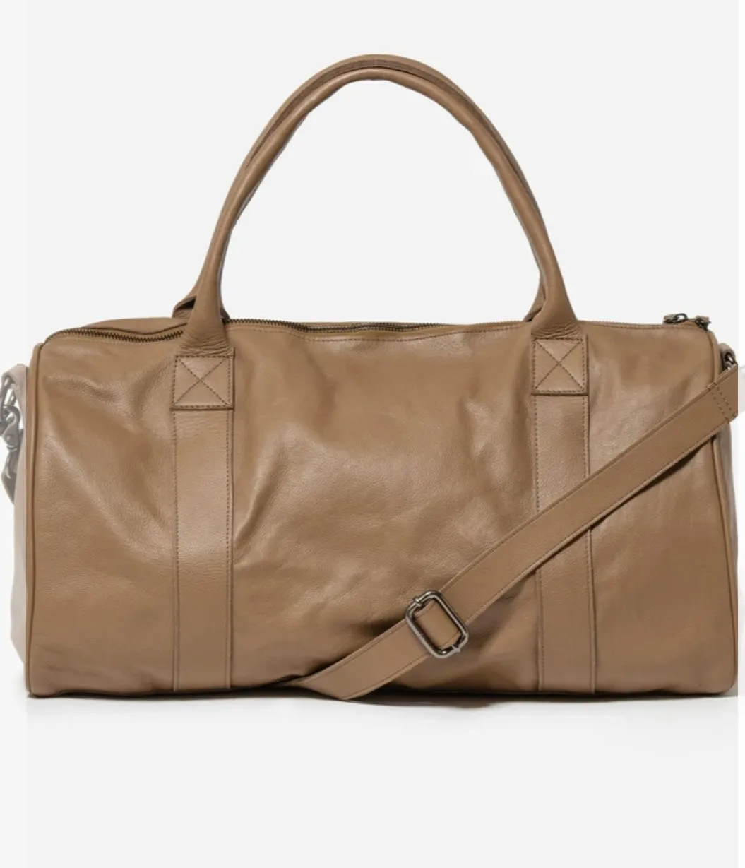 S&H LEATHER WEEKENDER