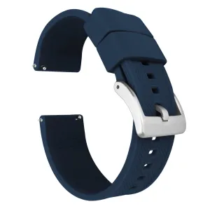 Samsung Galaxy Watch Active 2 Elite Silicone Navy Blue Watch Band