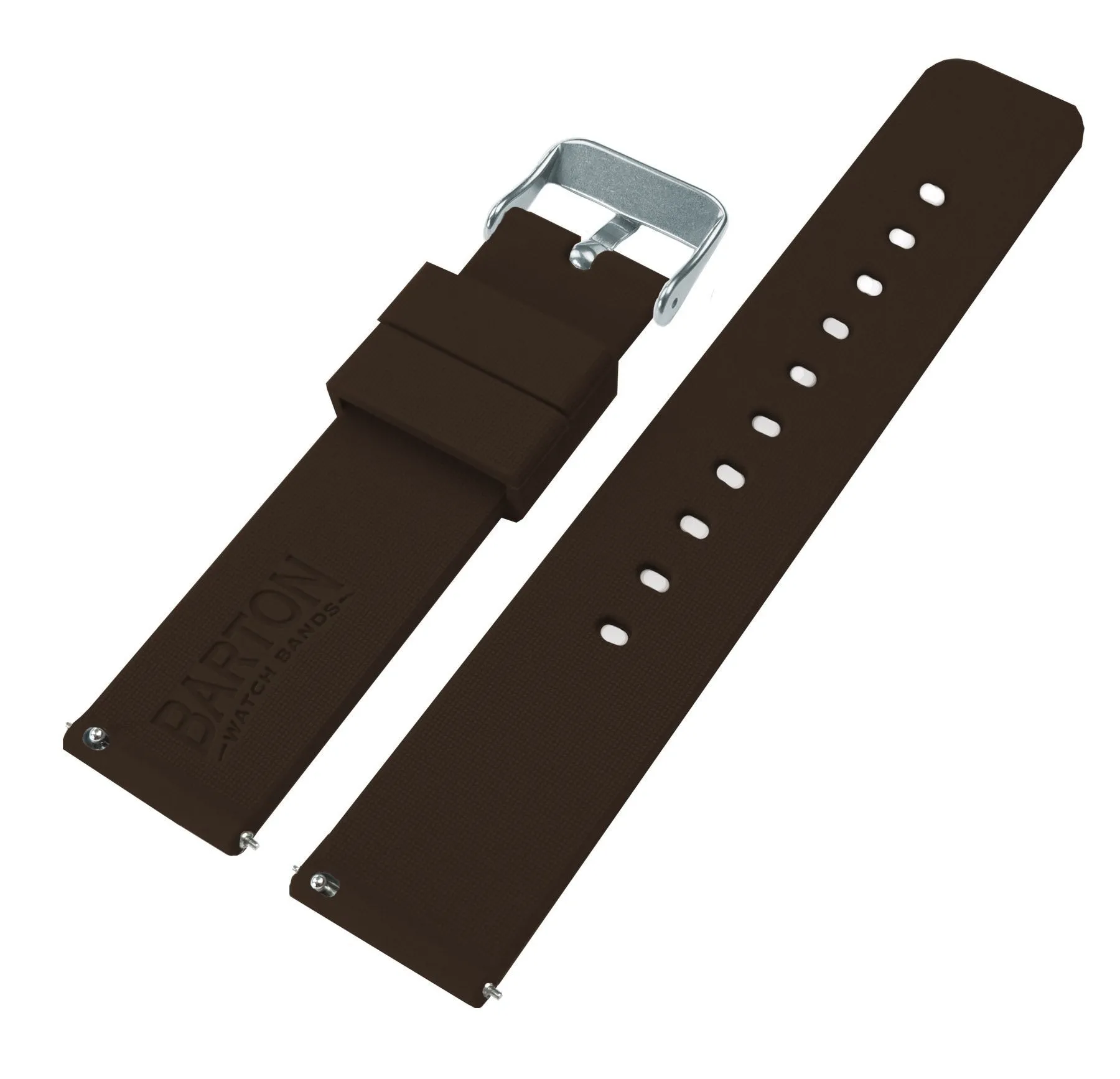 Samsung Galaxy Watch Active 2 Silicone Chocolate Brown Watch Band