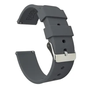 Samsung Galaxy Watch Active 2 Silicone Smokey Grey Watch Band
