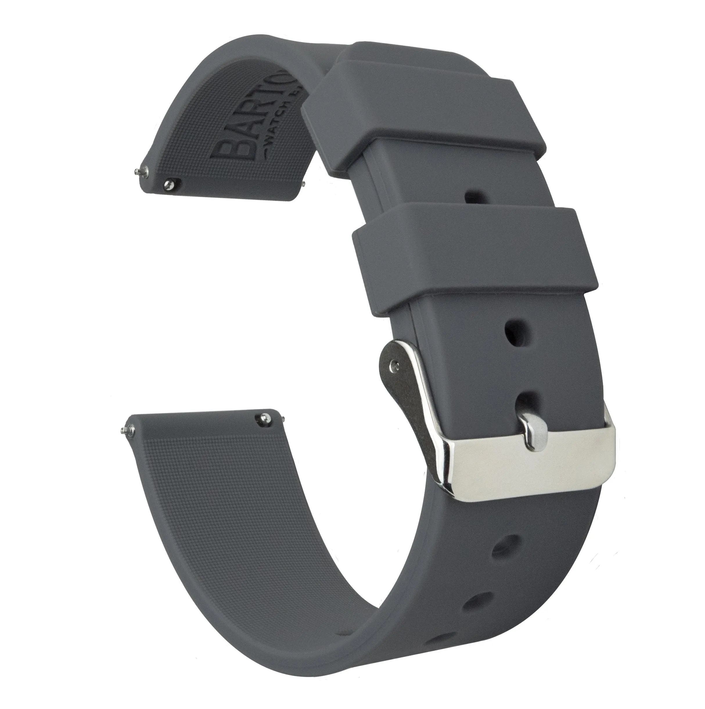 Samsung Galaxy Watch Active 2 Silicone Smokey Grey Watch Band