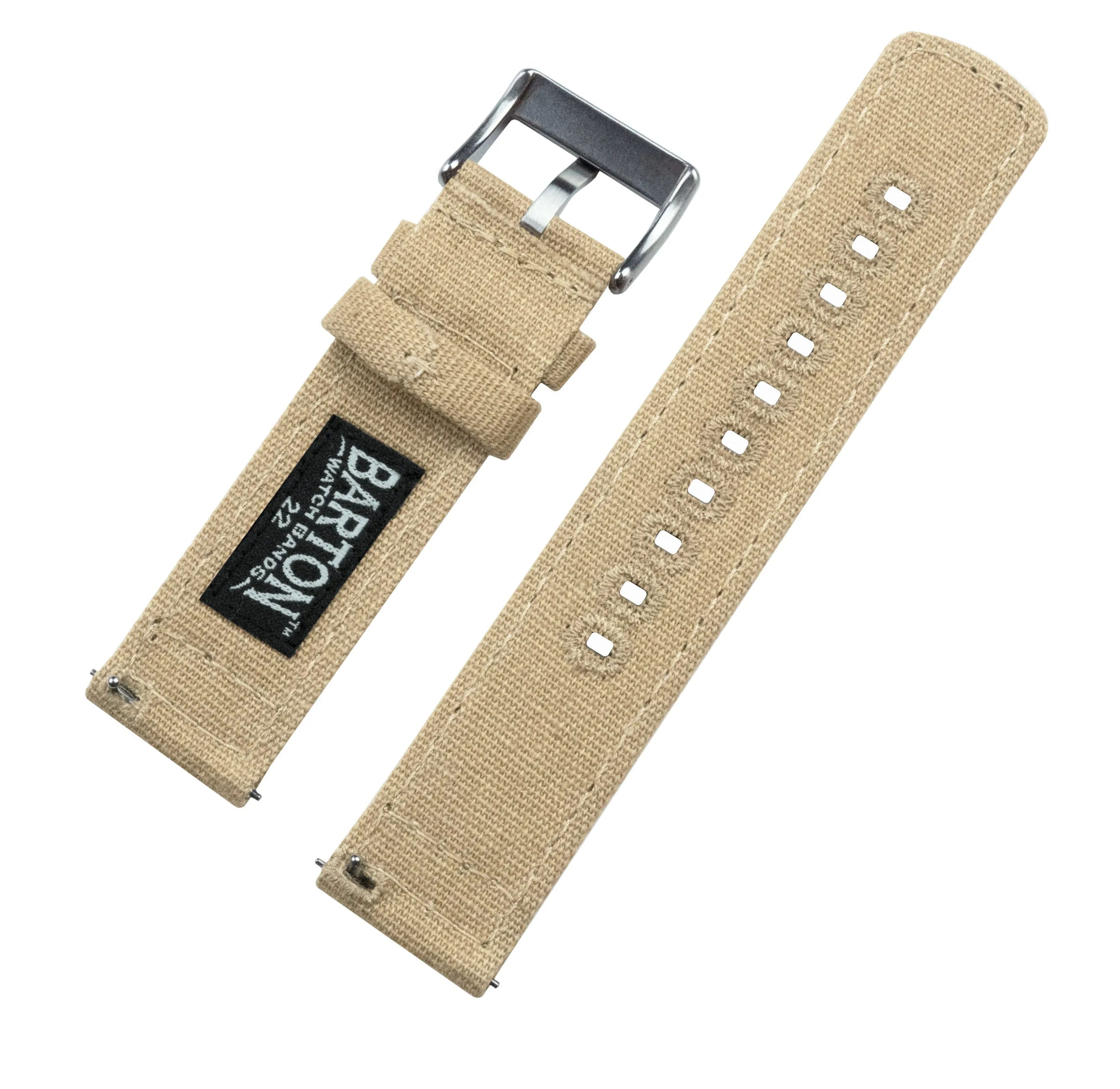 Samsung Galaxy Watch Active Khaki Canvas Watch Band