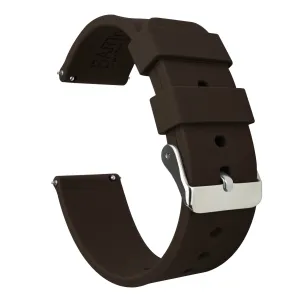 Samsung Galaxy Watch Active Silicone Chocolate Brown Watch Band