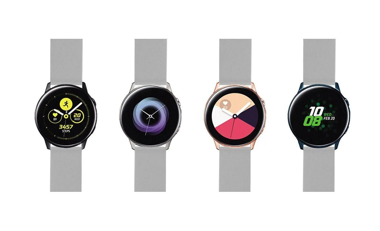 Samsung Galaxy Watch Active Silicone Cool Grey Watch Band