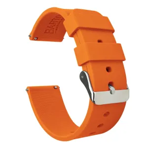 Samsung Galaxy Watch Active Silicone Pumpkin Orange Watch Band