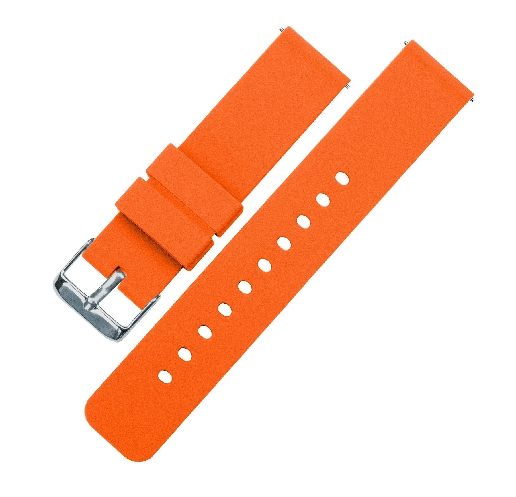 Samsung Galaxy Watch Active Silicone Pumpkin Orange Watch Band