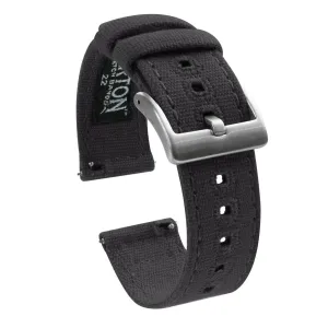 Samsung Galaxy Watch Active Smoke Grey Canvas Watch Band
