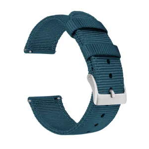 Samsung Galaxy Watch Active Two Piece NATO® style Steel Blue Watch Band