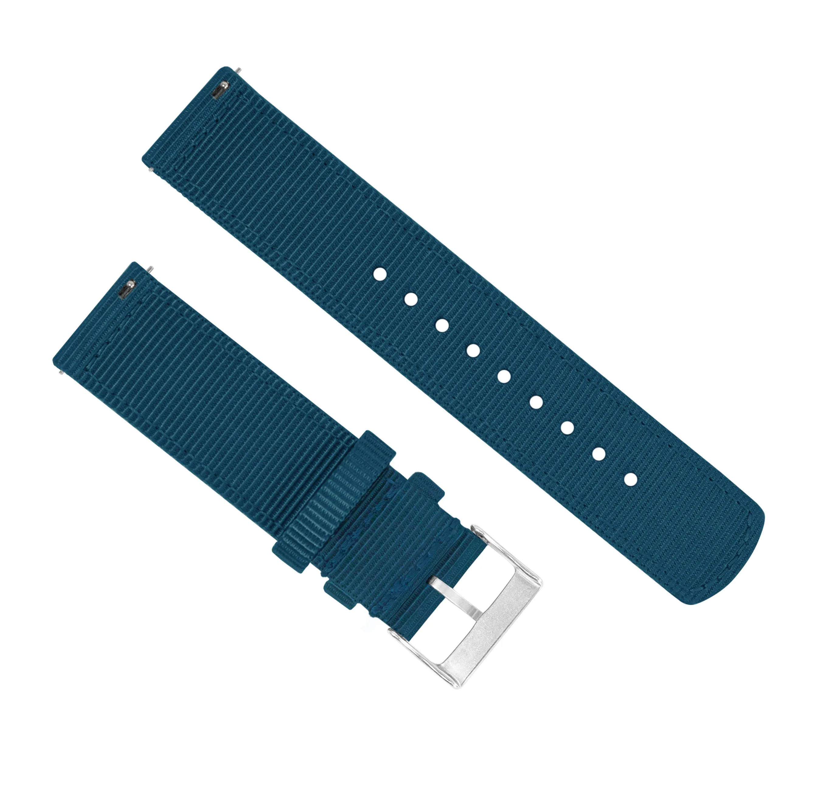 Samsung Galaxy Watch Active Two Piece NATO® style Steel Blue Watch Band