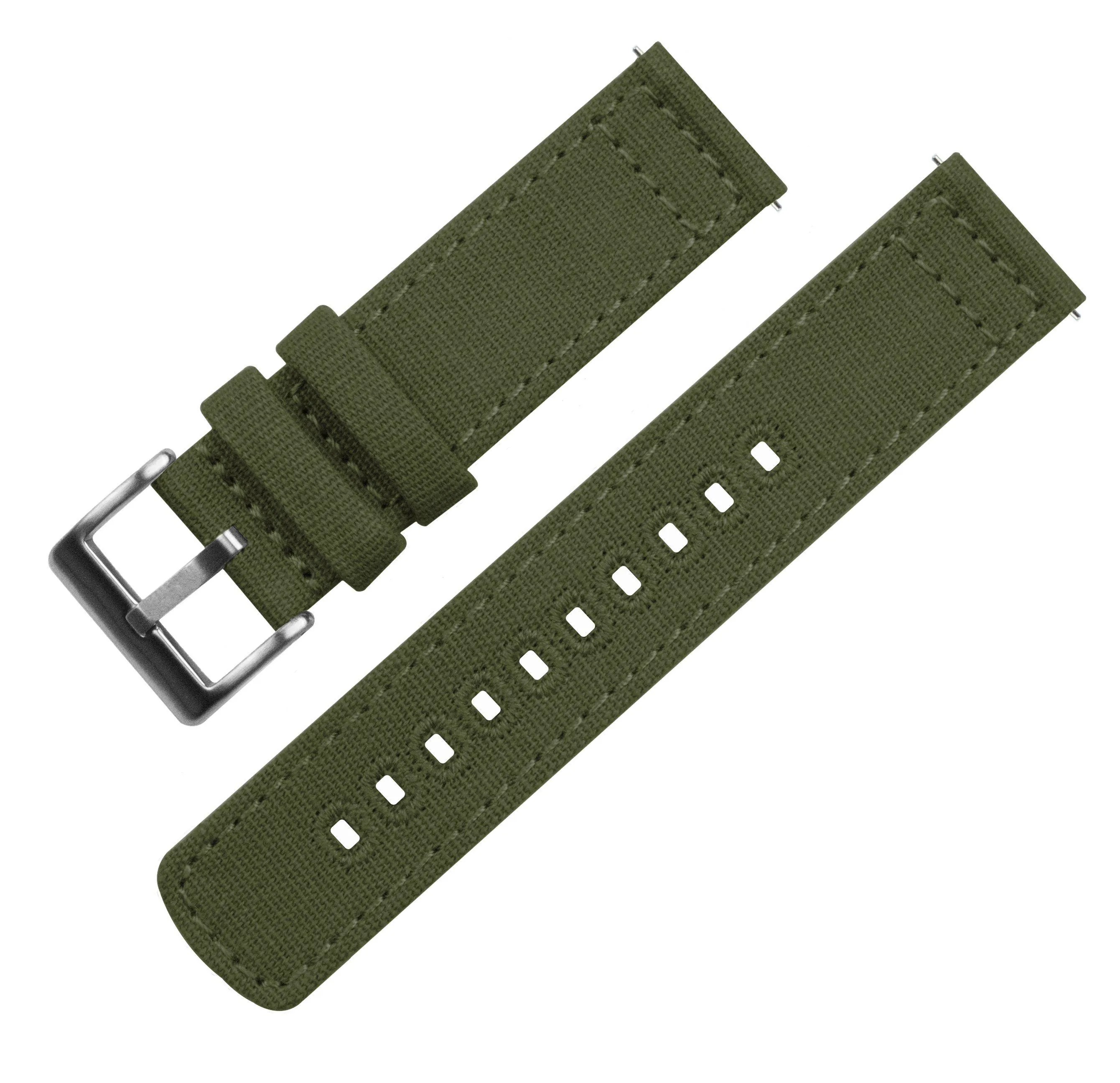 Samsung Galaxy Watch Army Green Canvas Watch Band
