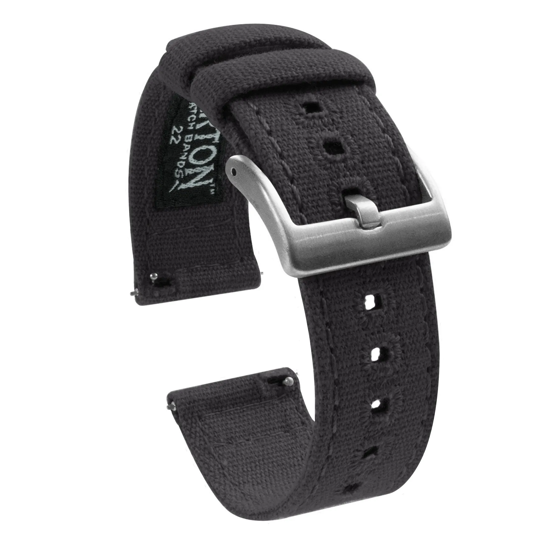 Samsung Galaxy Watch3 Smoke Grey Canvas Watch Band