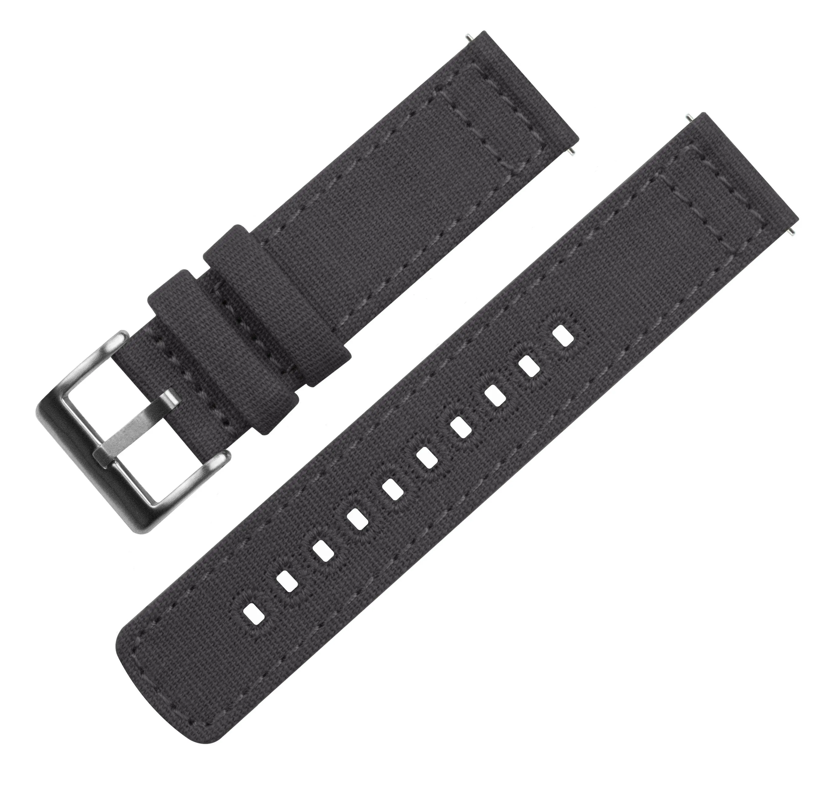 Samsung Galaxy Watch3 Smoke Grey Canvas Watch Band
