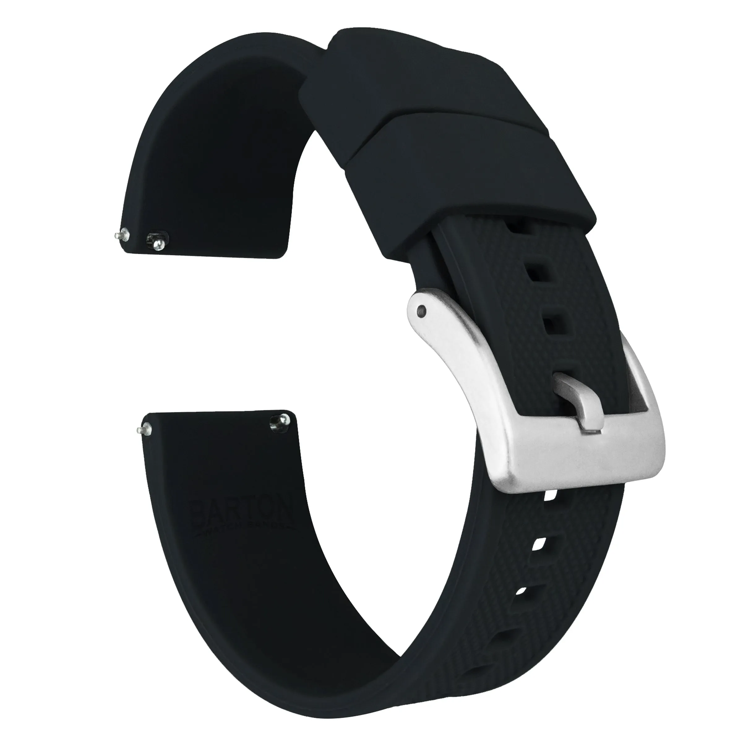 Samsung Galaxy Watch4 Elite Silicone Black Watch Band