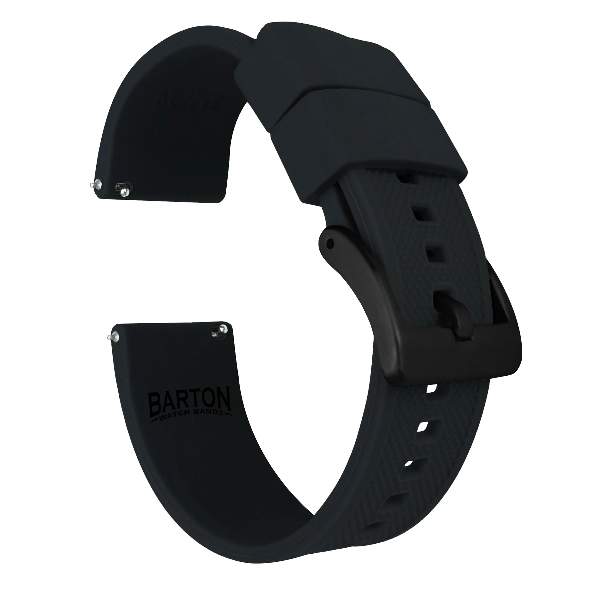 Samsung Galaxy Watch4 Elite Silicone Black Watch Band