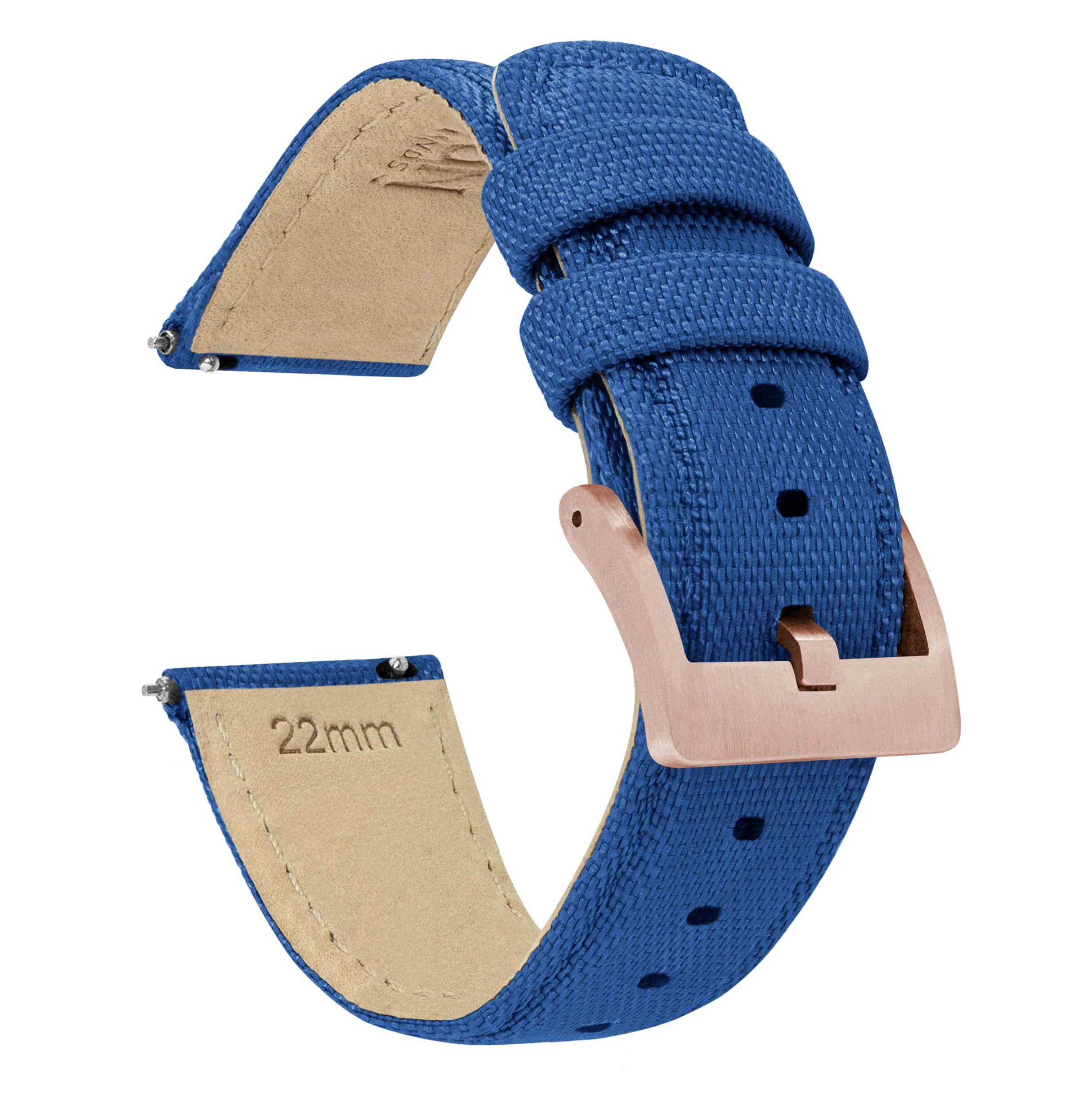 Samsung Galaxy Watch4 Sailcloth Quick Release Royal Blue Watch Band