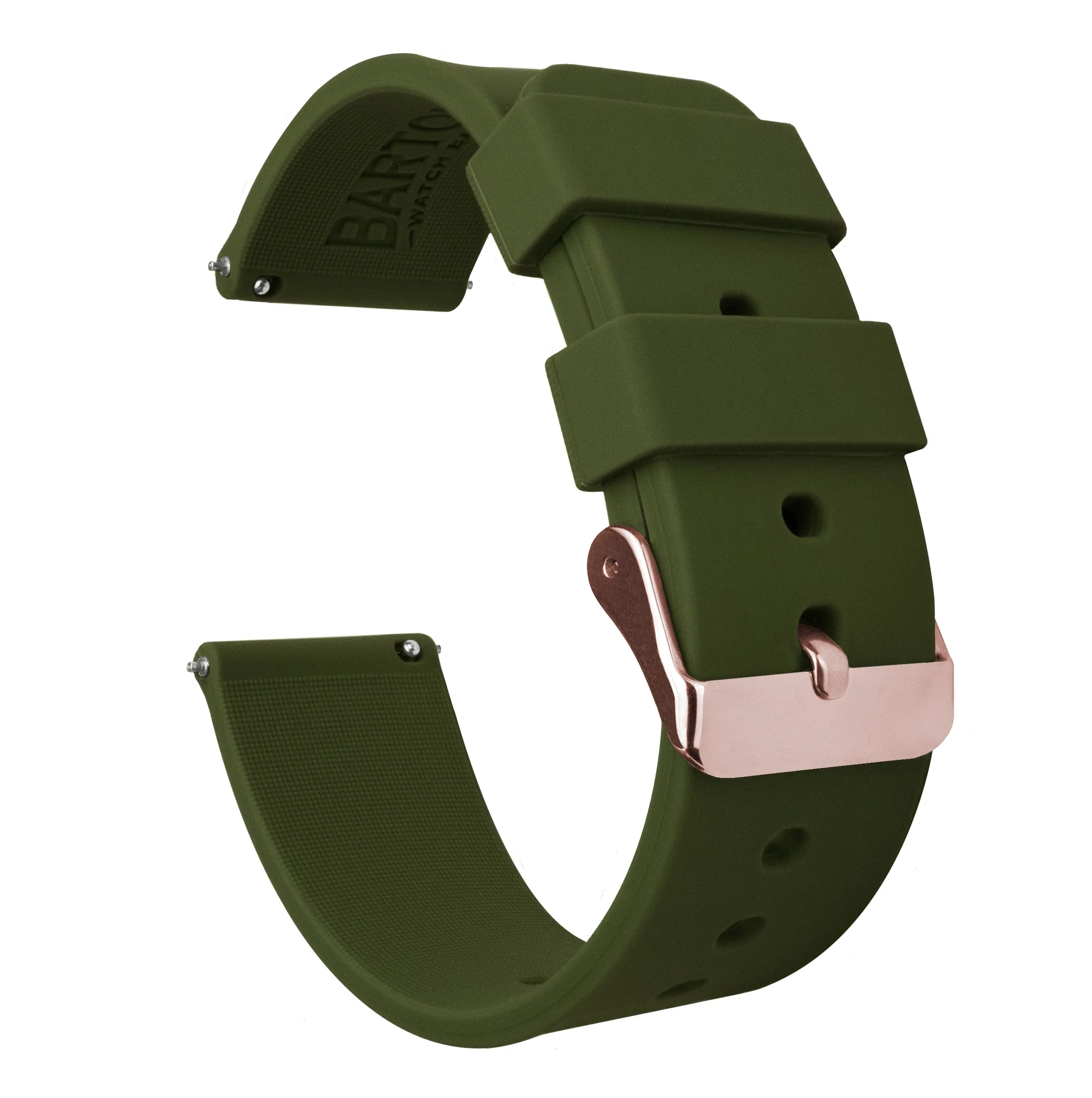 Samsung Galaxy Watch4 Silicone Army Green Watch Band