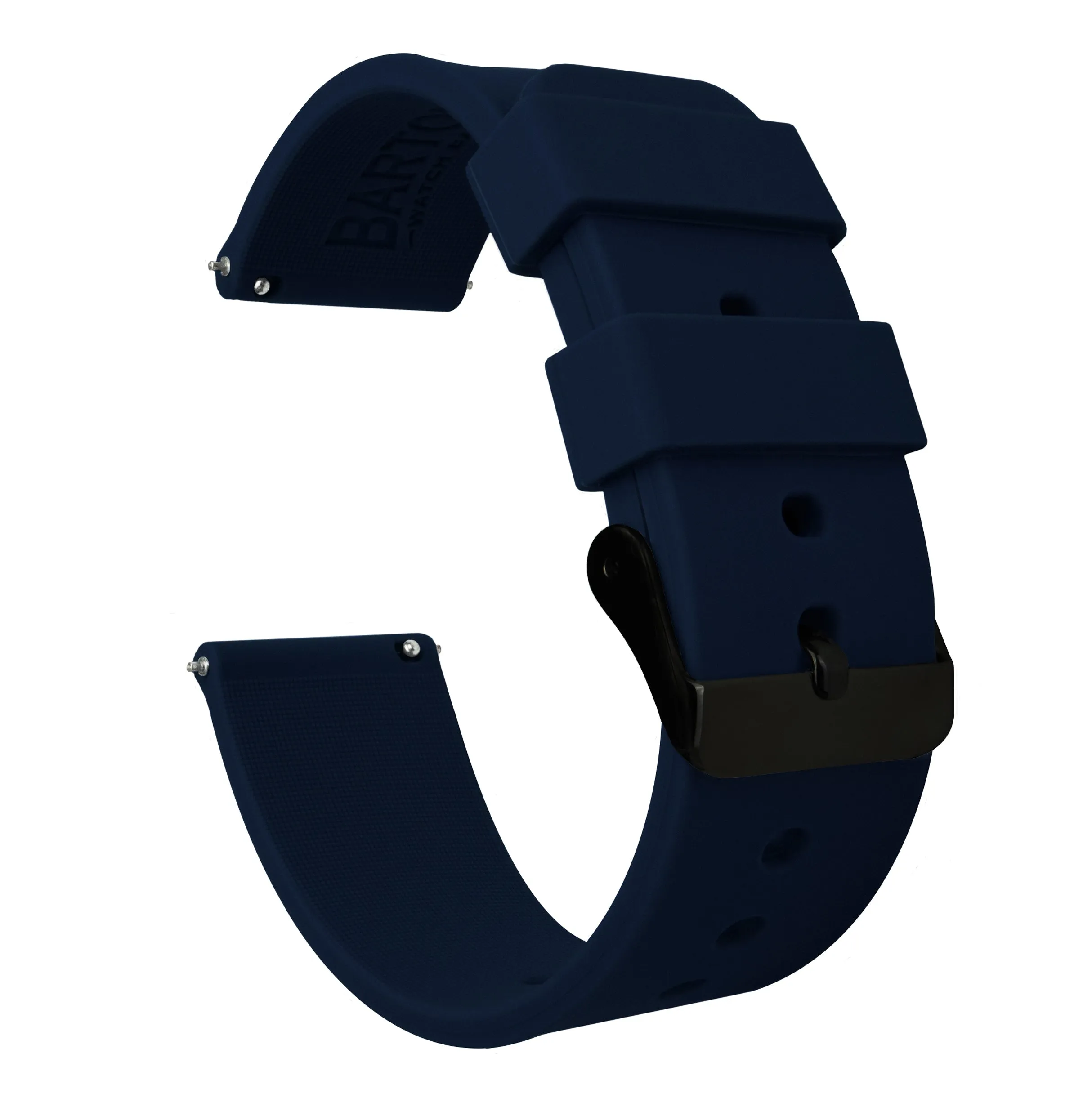 Samsung Galaxy Watch4 Silicone Navy Blue Watch Band