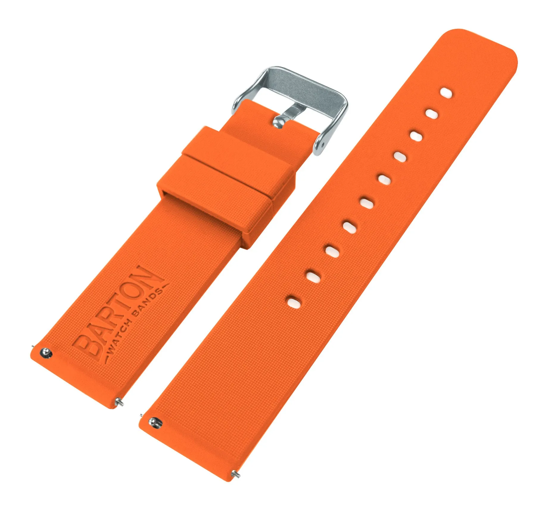 Samsung Galaxy Watch4 Silicone Pumpkin Orange Watch Band