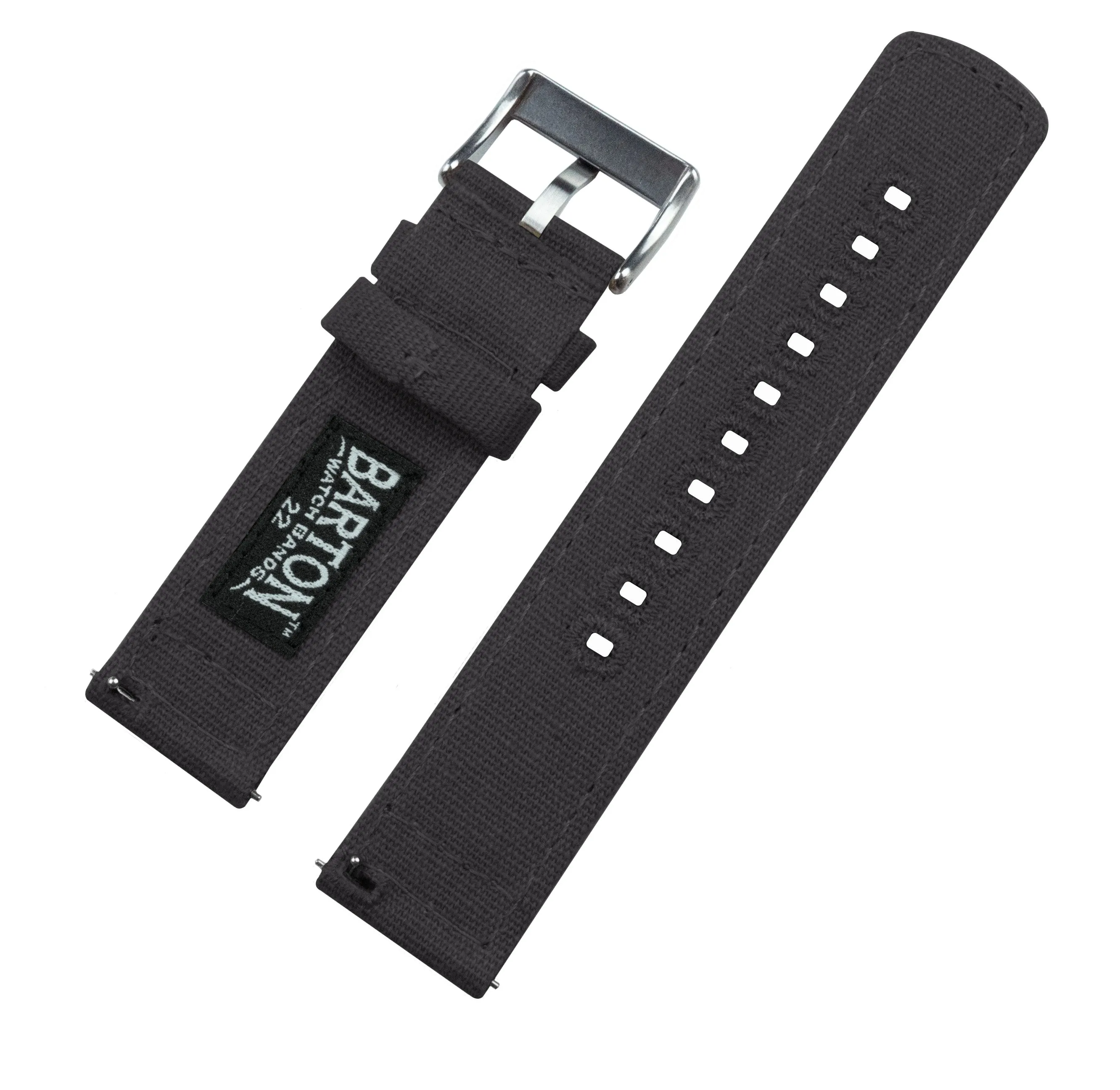 Samsung Galaxy Watch4 Smoke Grey Canvas Watch Band