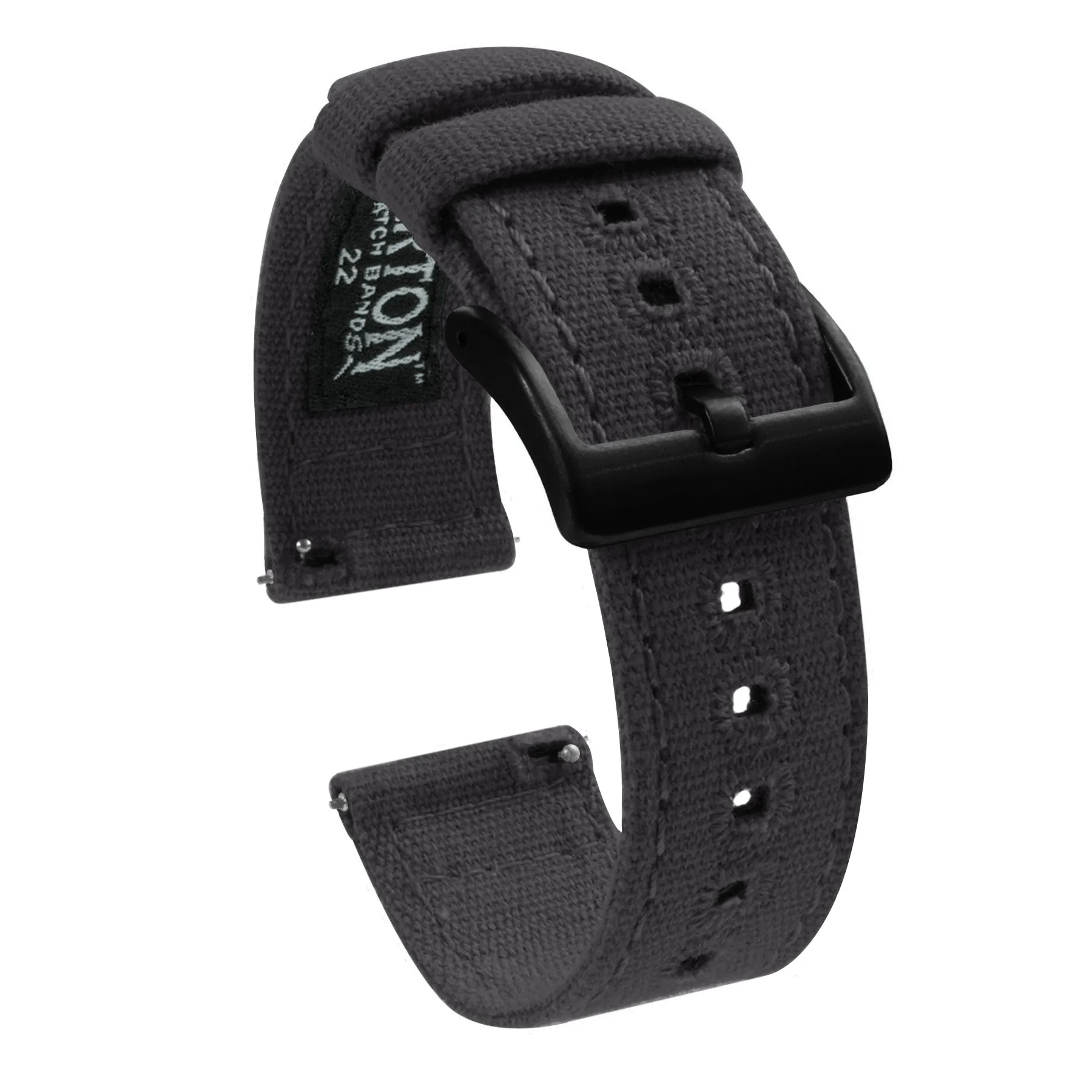 Samsung Galaxy Watch4 Smoke Grey Canvas Watch Band