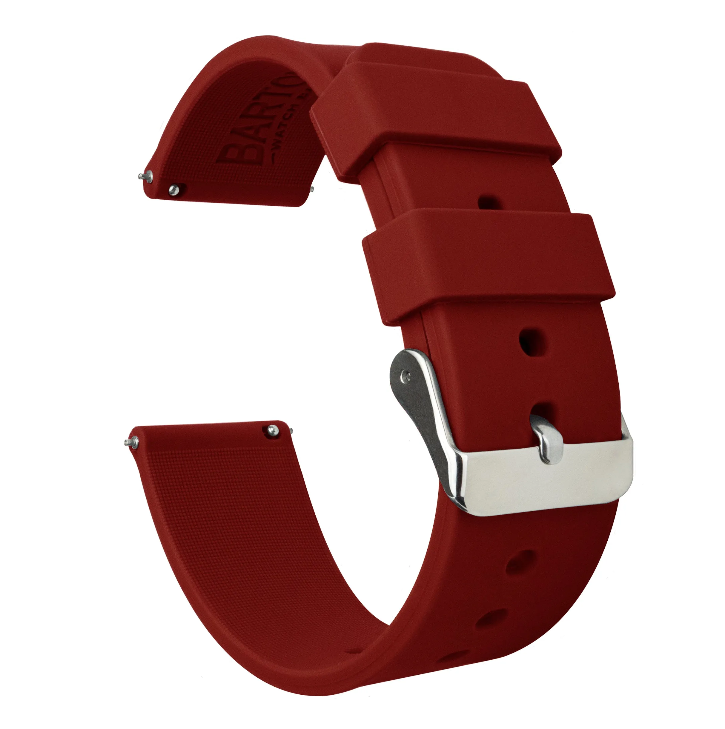 Samsung Galaxy Watch5 Silicone Crimson Red Watch Band