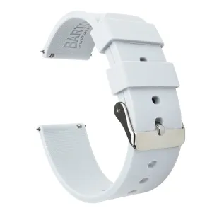 Samsung Galaxy Watch5 Silicone White Watch Band