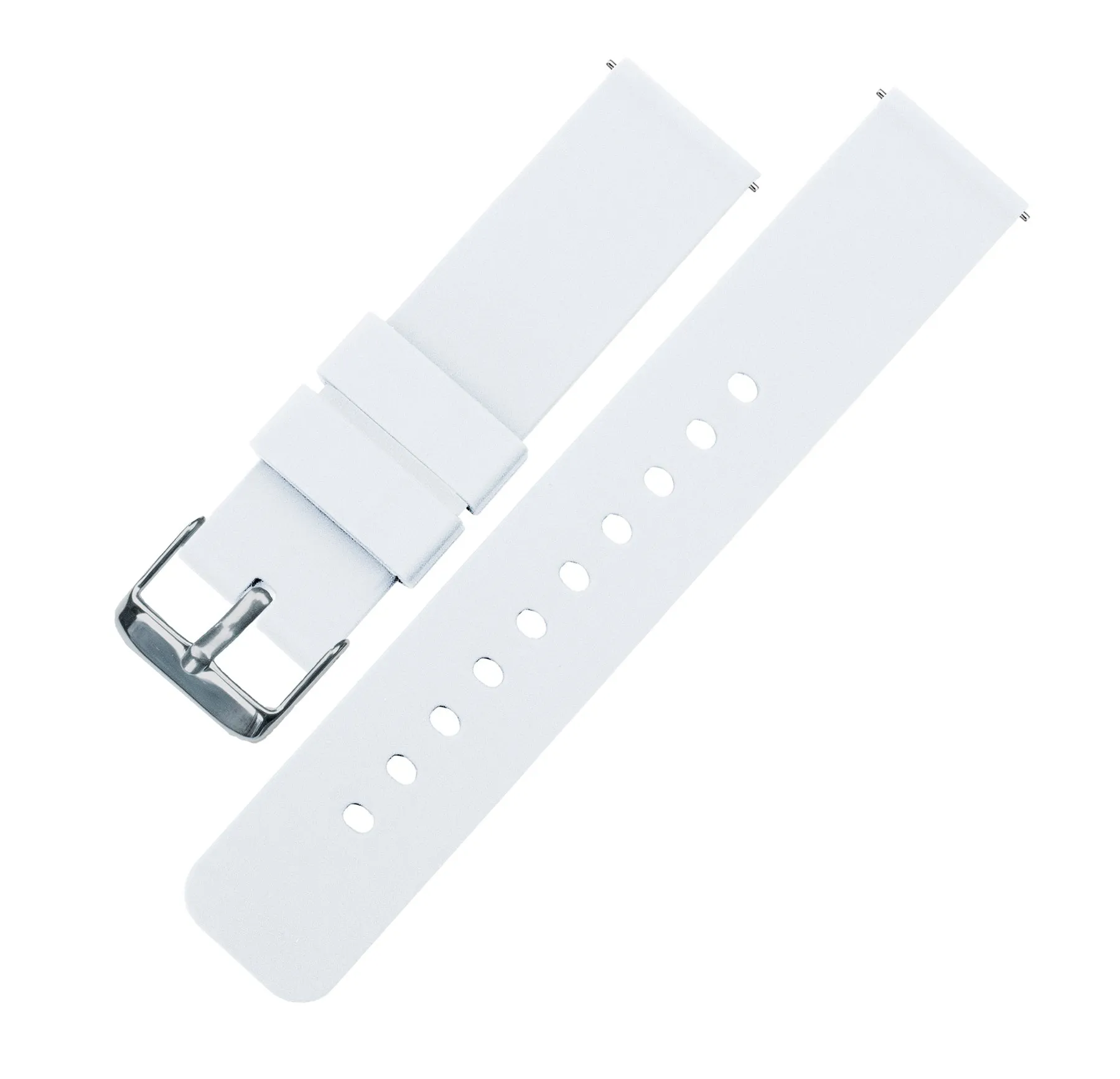 Samsung Galaxy Watch5 Silicone White Watch Band