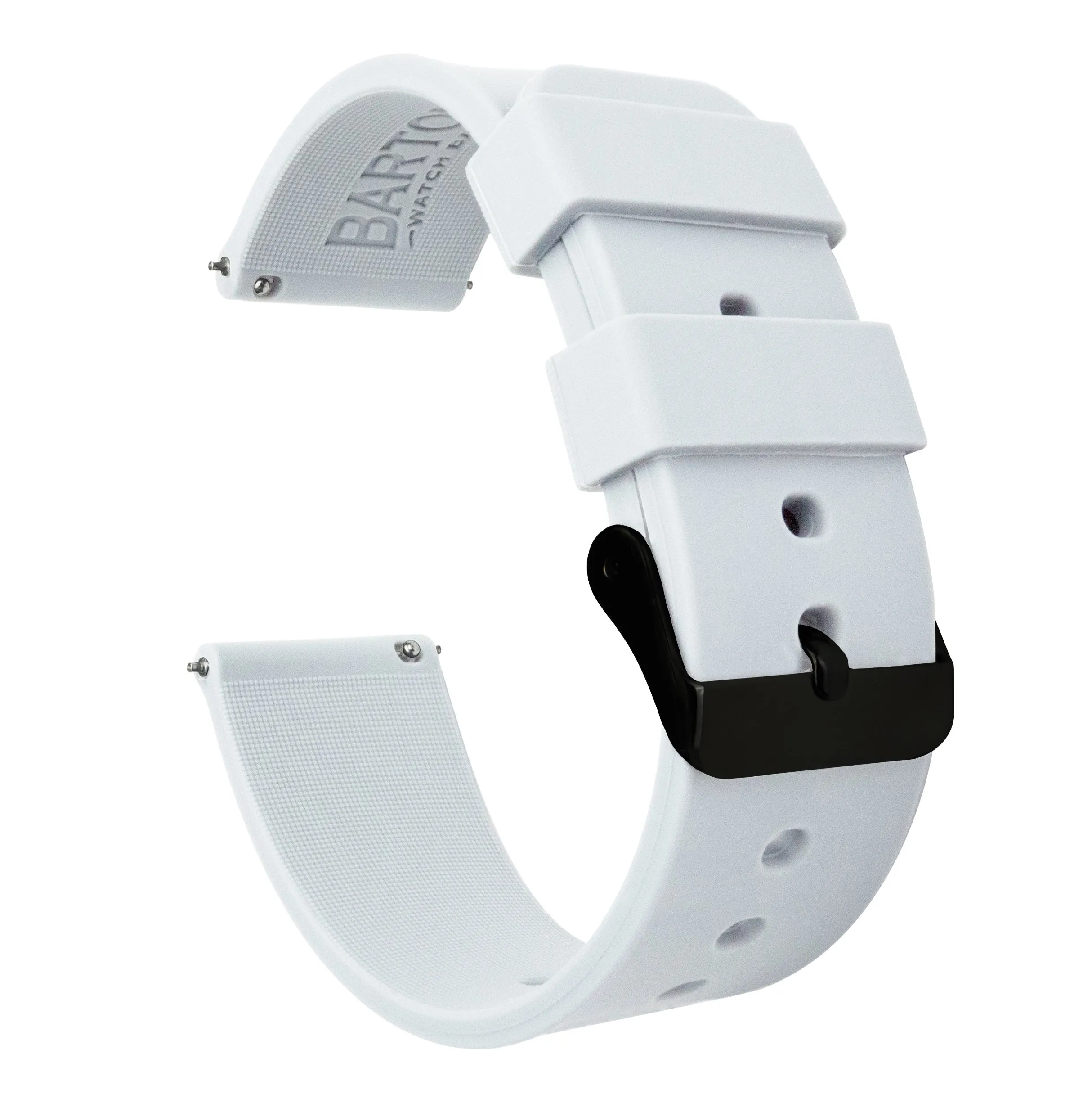 Samsung Galaxy Watch5 Silicone White Watch Band