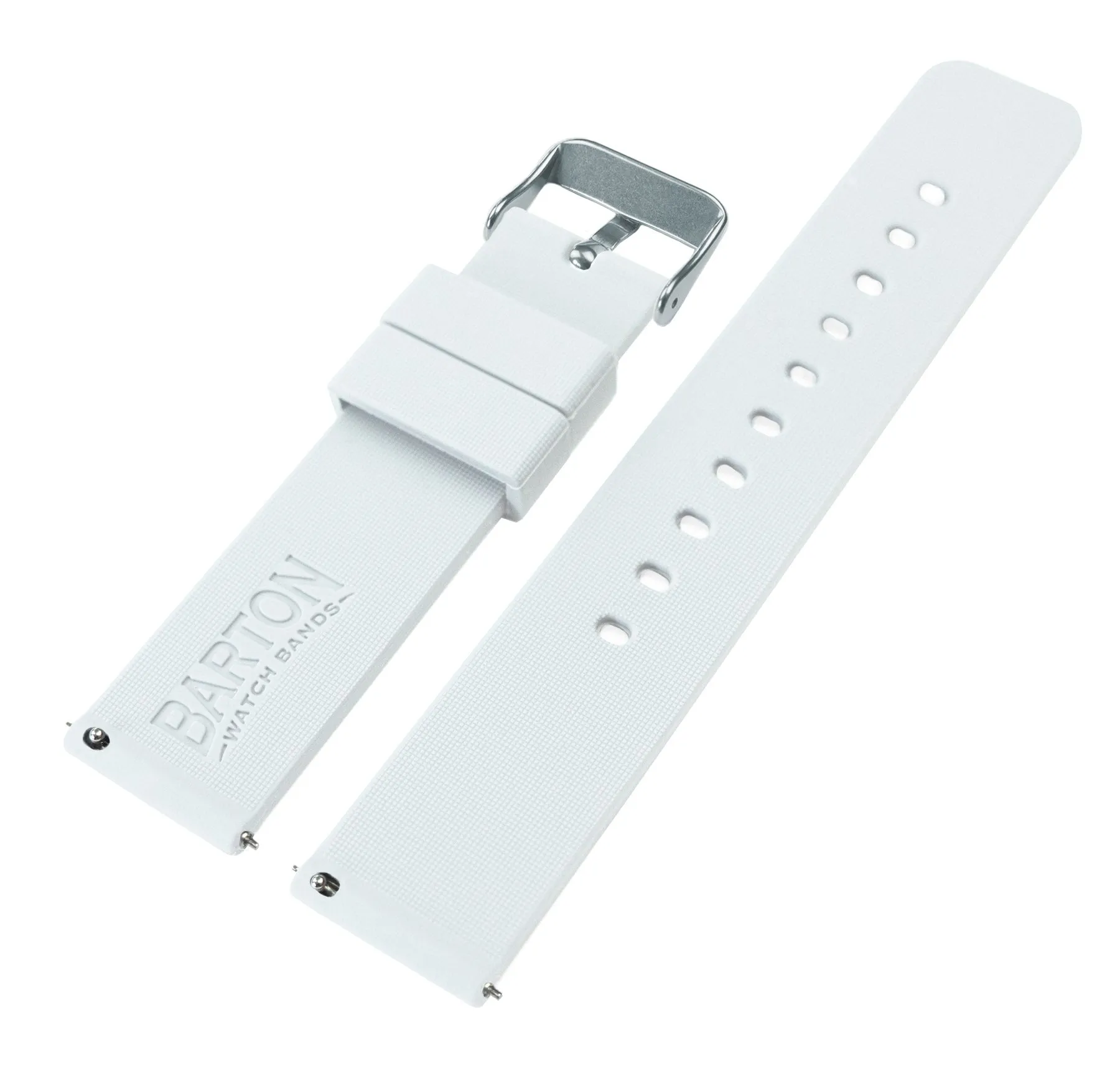 Samsung Galaxy Watch5 Silicone White Watch Band