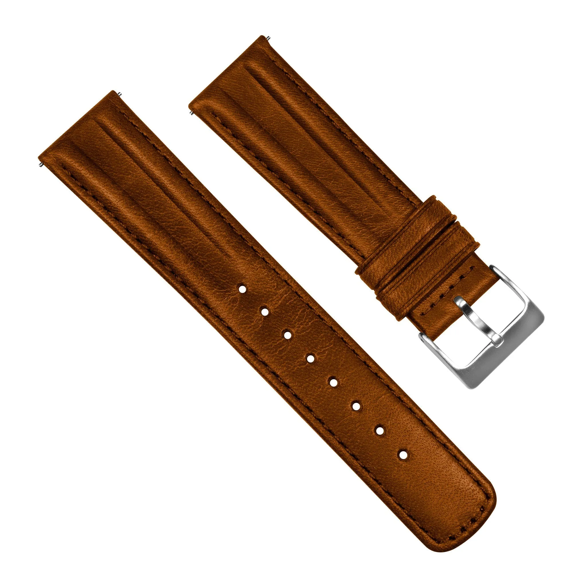 Samsung Galaxy Watch6 Classic Horween Leather Caramel Brown Watch Band