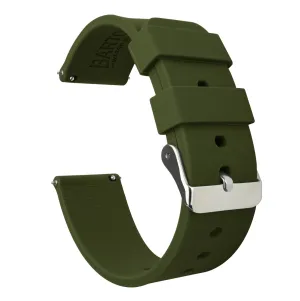 Samsung Galaxy Watch6 Silicone Army Green Watch Band