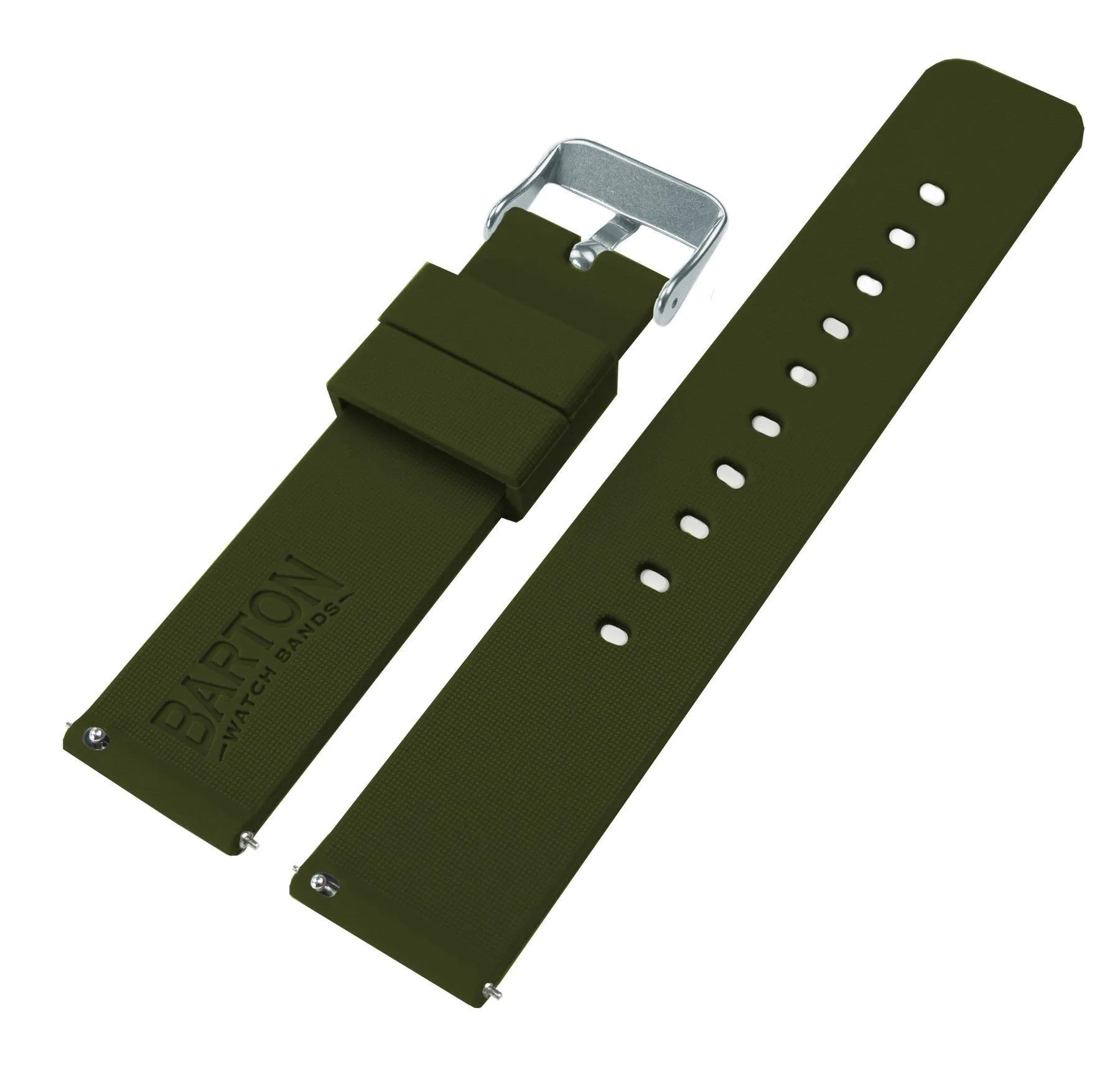 Samsung Galaxy Watch6 Silicone Army Green Watch Band