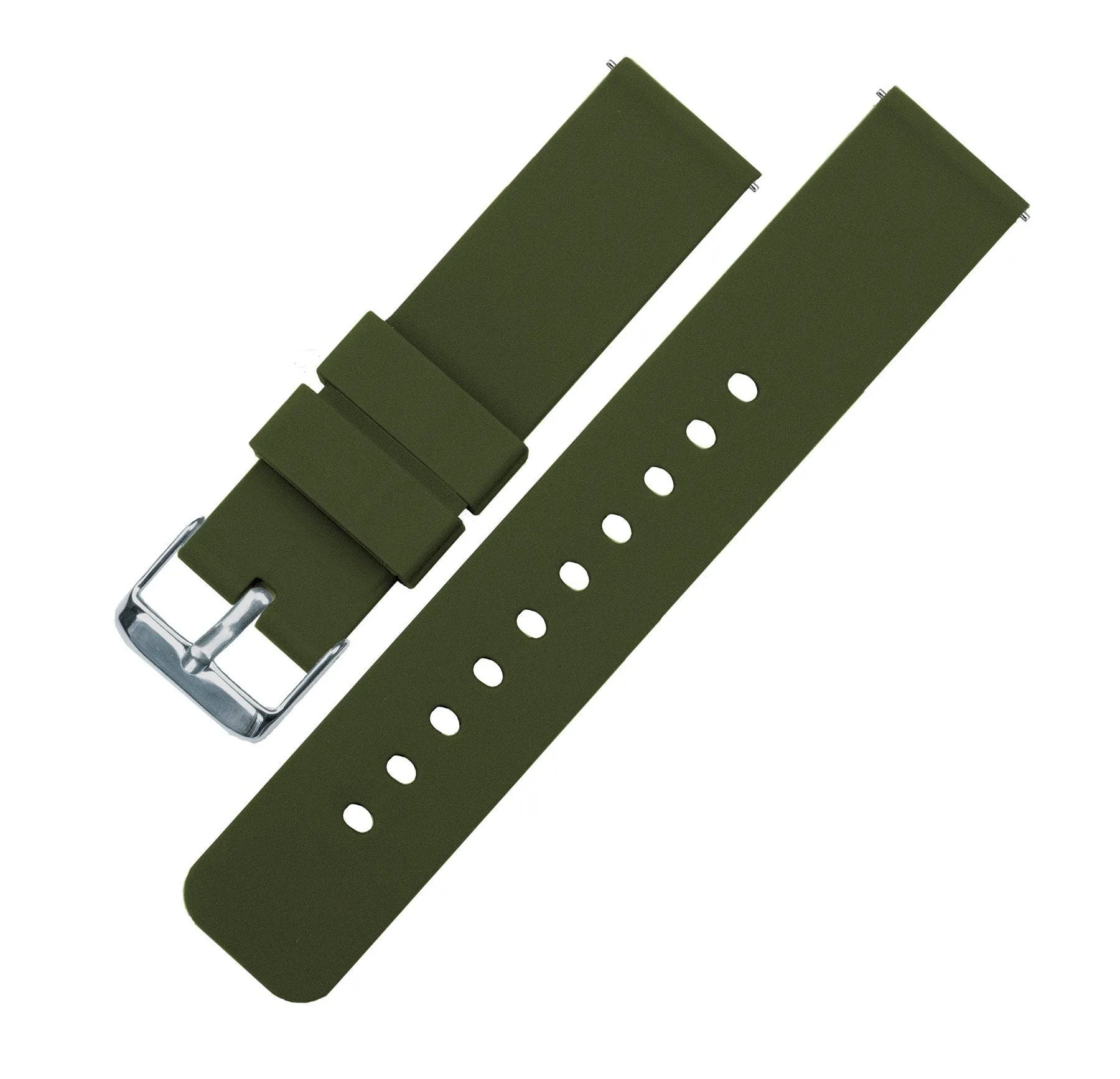 Samsung Galaxy Watch6 Silicone Army Green Watch Band