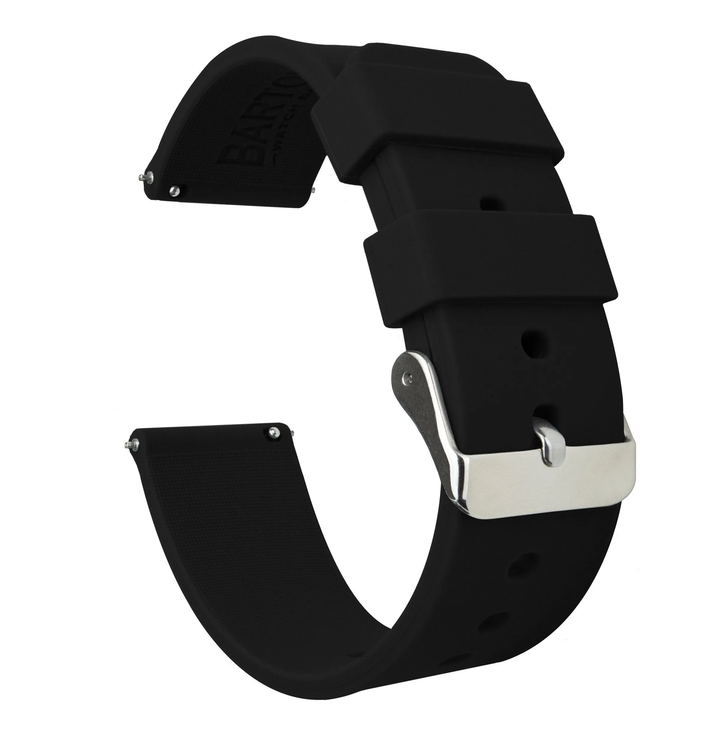 Samsung Galaxy Watch6 Silicone Black Watch Band
