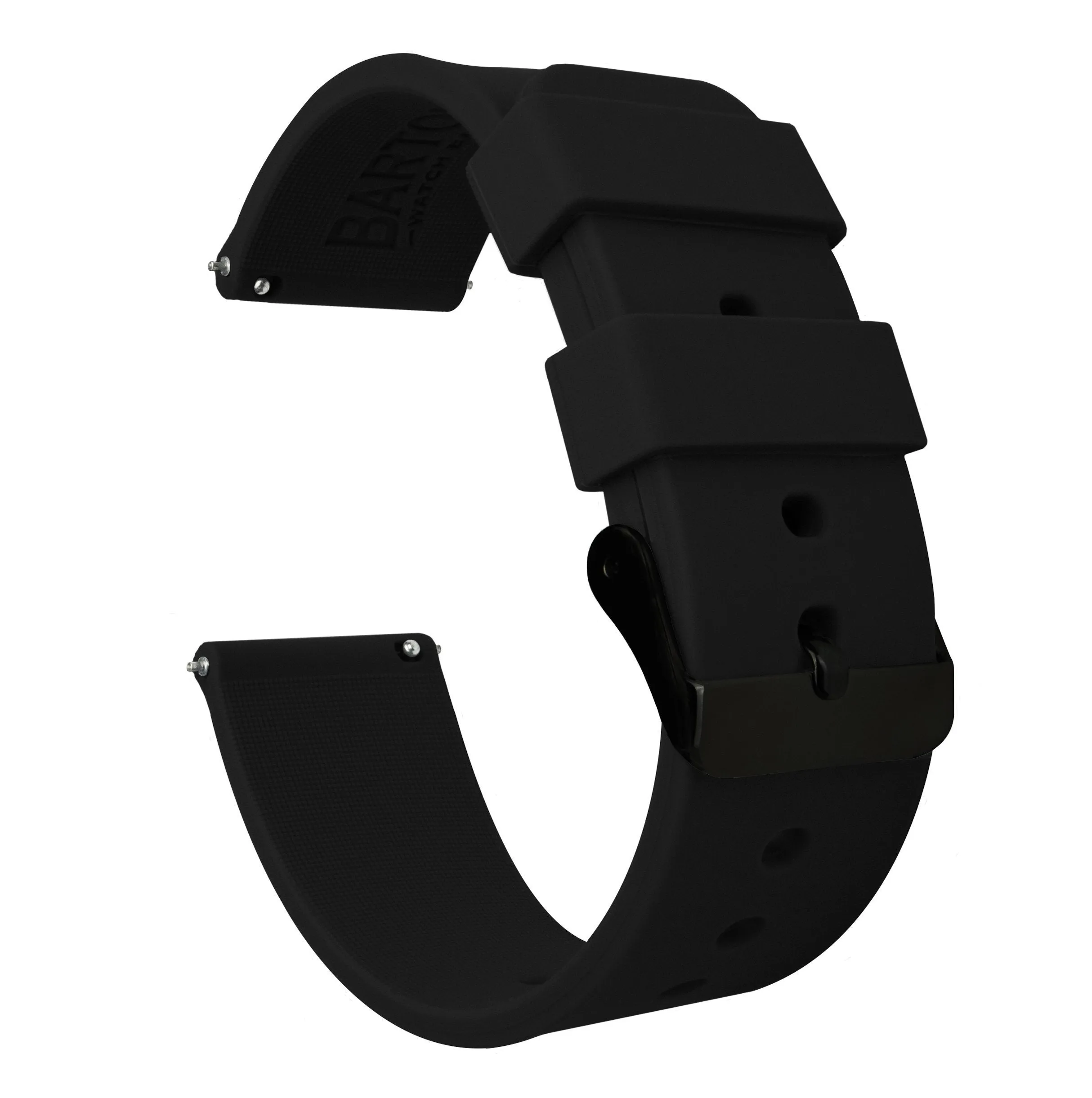 Samsung Galaxy Watch6 Silicone Black Watch Band