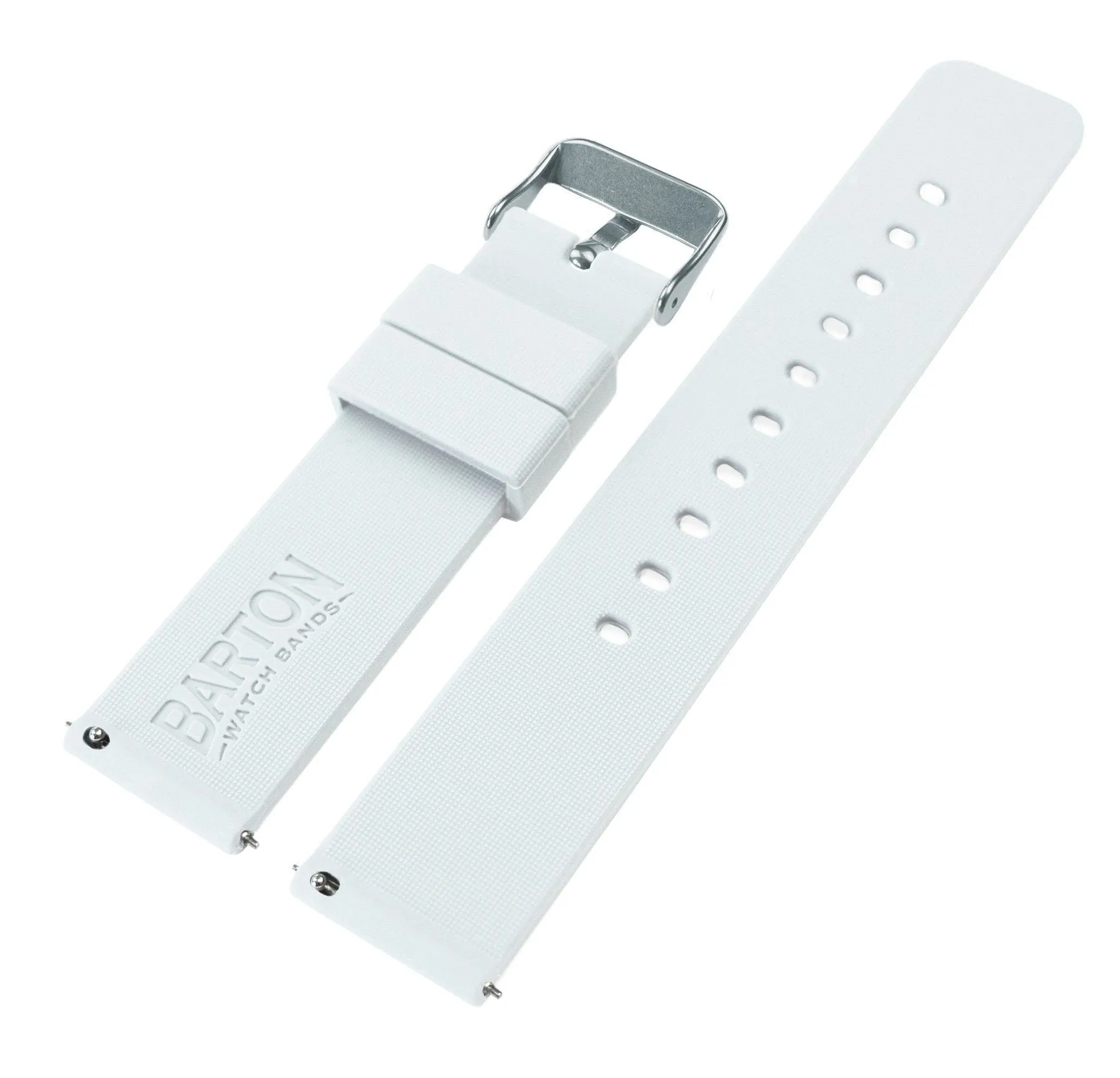 Samsung Galaxy Watch6 Silicone White Watch Band