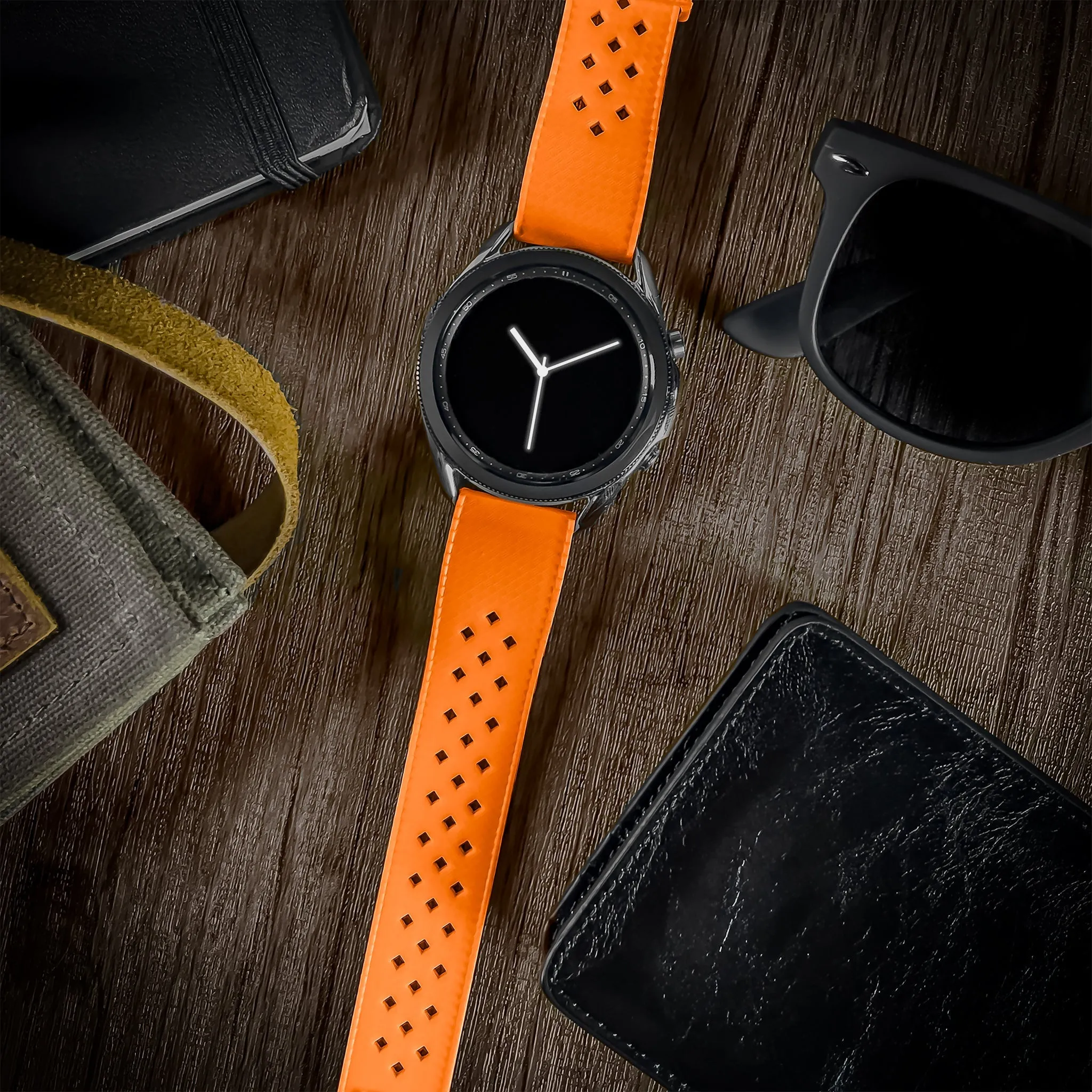 Samsung Galaxy Watch6 Tropical Style Orange Watch Band