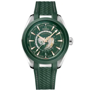 Seamaster Aqua Terra 150m Co‑Axial Master Chronometer GMT Worldtimer 43 mm 220.32.43.22.10.001