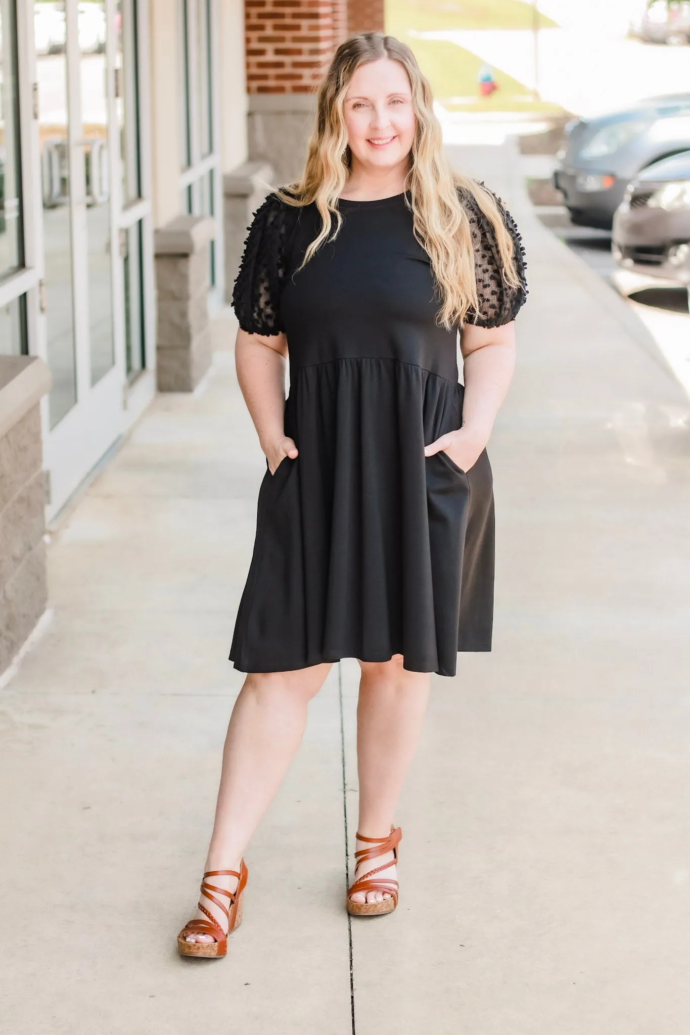 See You in Black Babydoll Dress