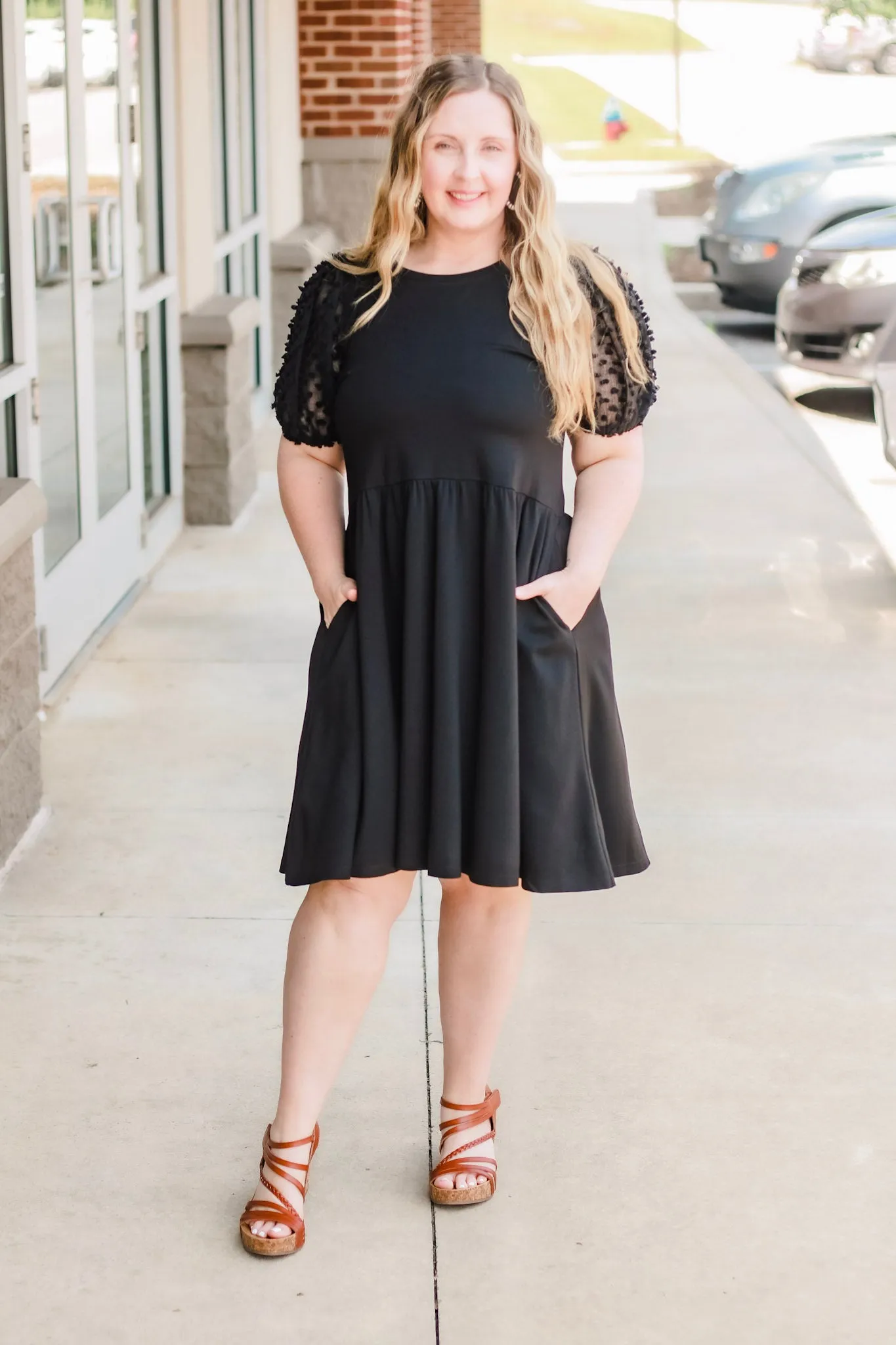 See You in Black Babydoll Dress