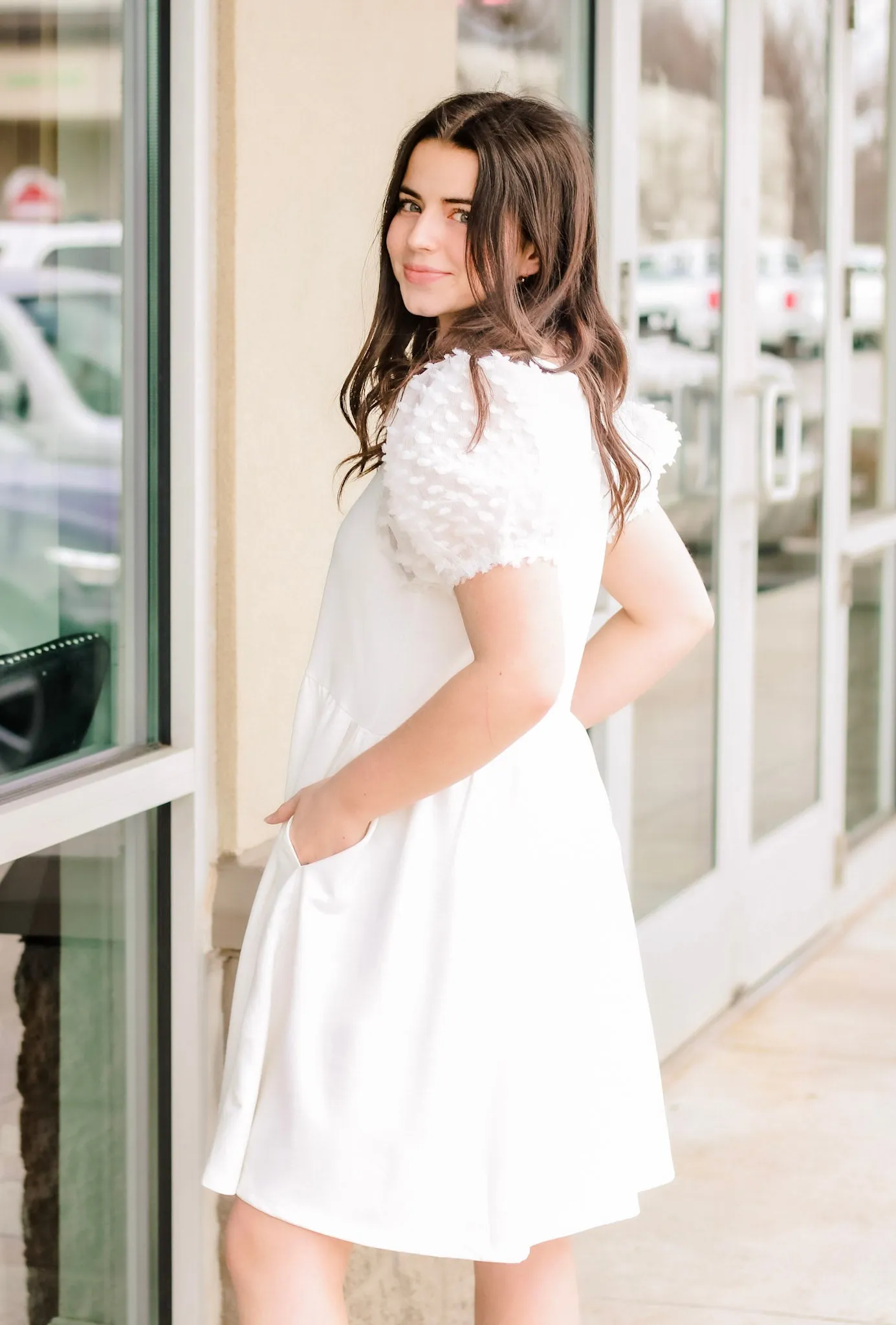 See You in White Babydoll Dress
