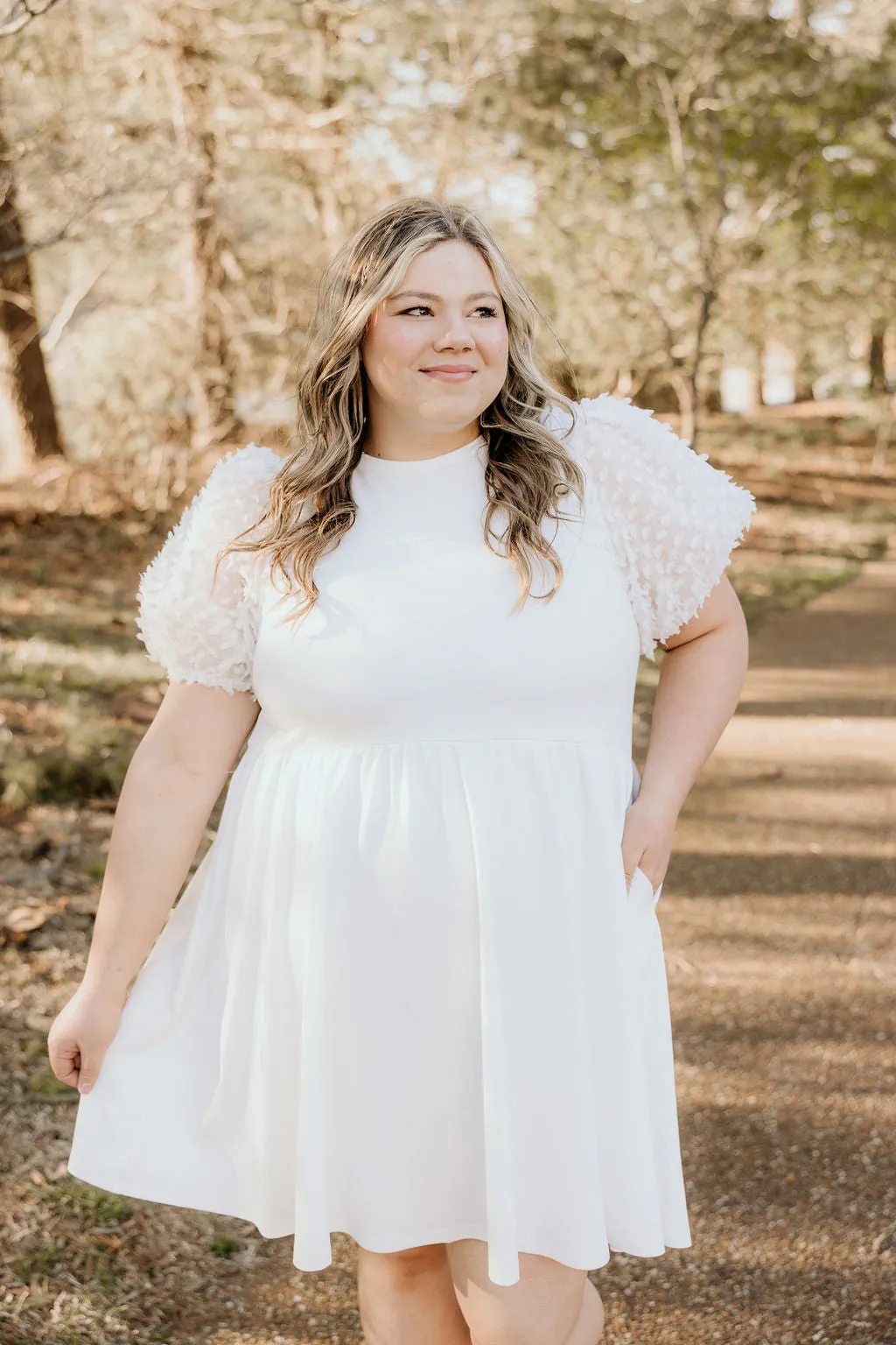 See You in White Babydoll Dress
