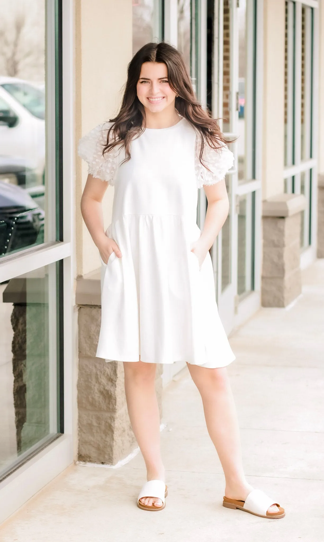 See You in White Babydoll Dress