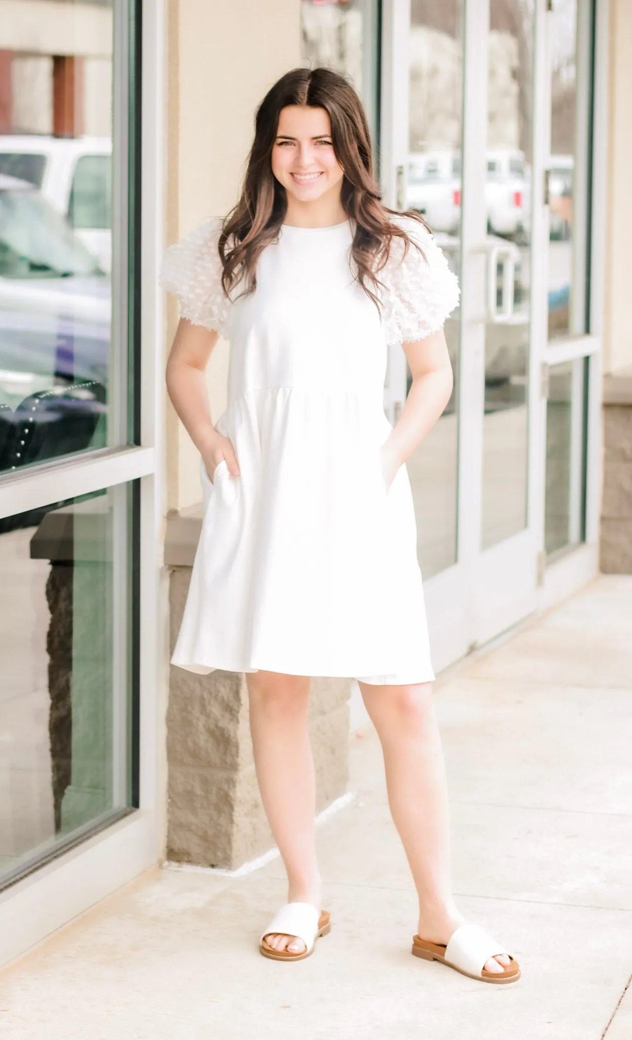 See You in White Babydoll Dress