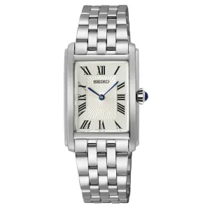 Seiko SWR083P1 SWR083P SWR083 Classic White Quartz Analog Watch
